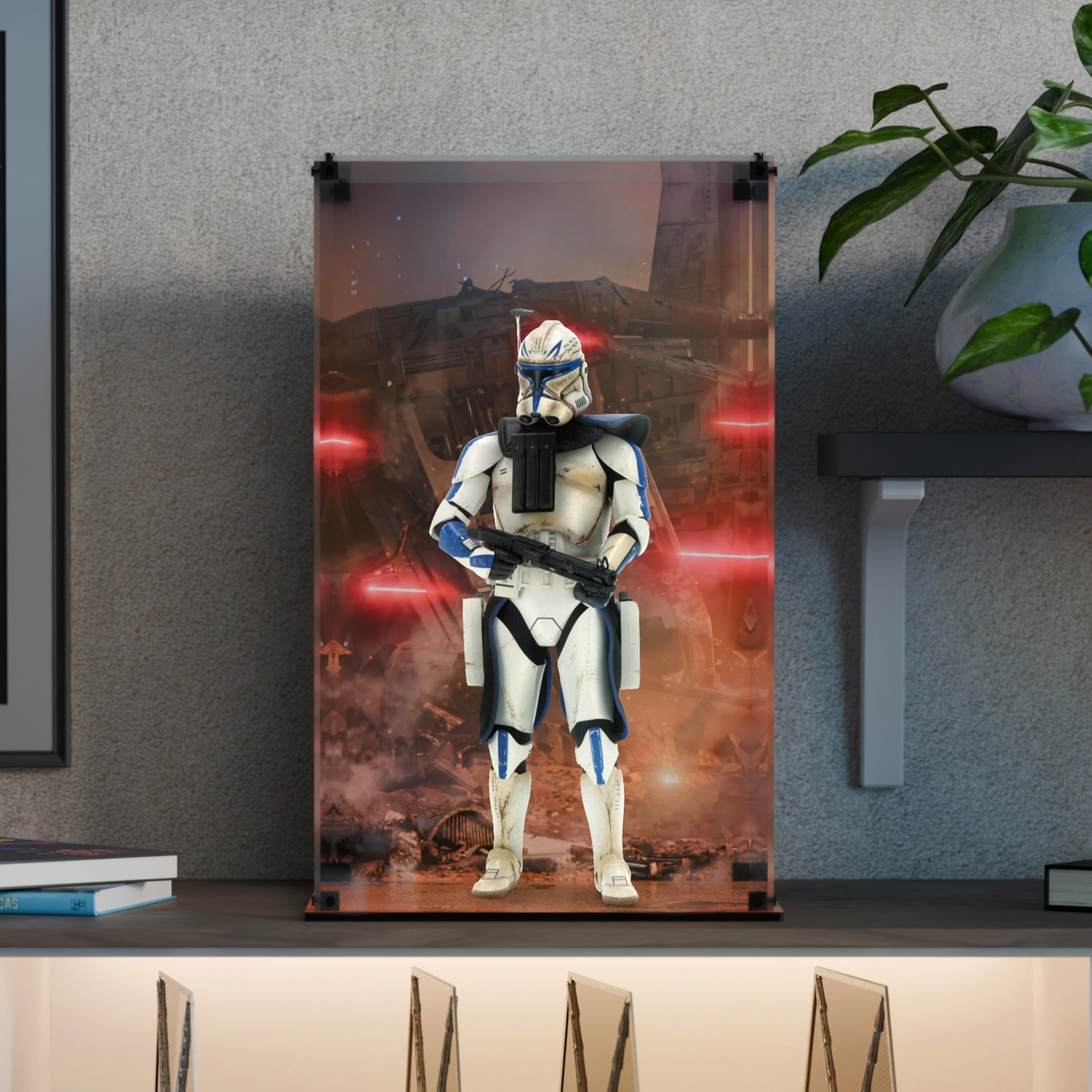 Display Case for Hot Toys TMS119 Star Wars - Captain Rex
