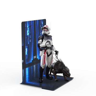 Hot Toys TMS167 - Sergeant Hound - Printed Display Stand