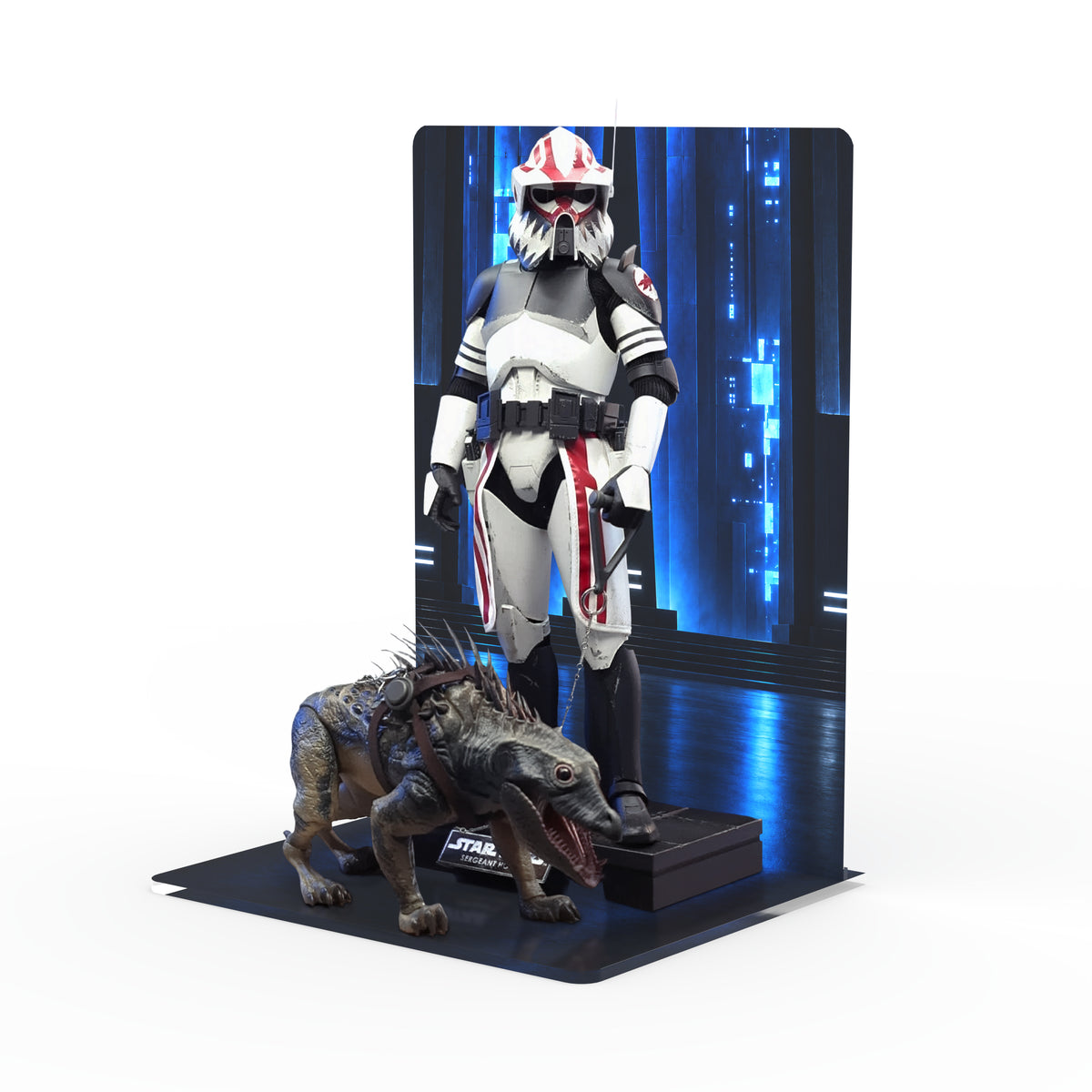 Hot Toys TMS167 - Sergeant Hound - Printed Display Stand