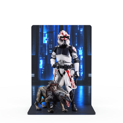 Hot Toys TMS167 - Sergeant Hound - Printed Display Stand