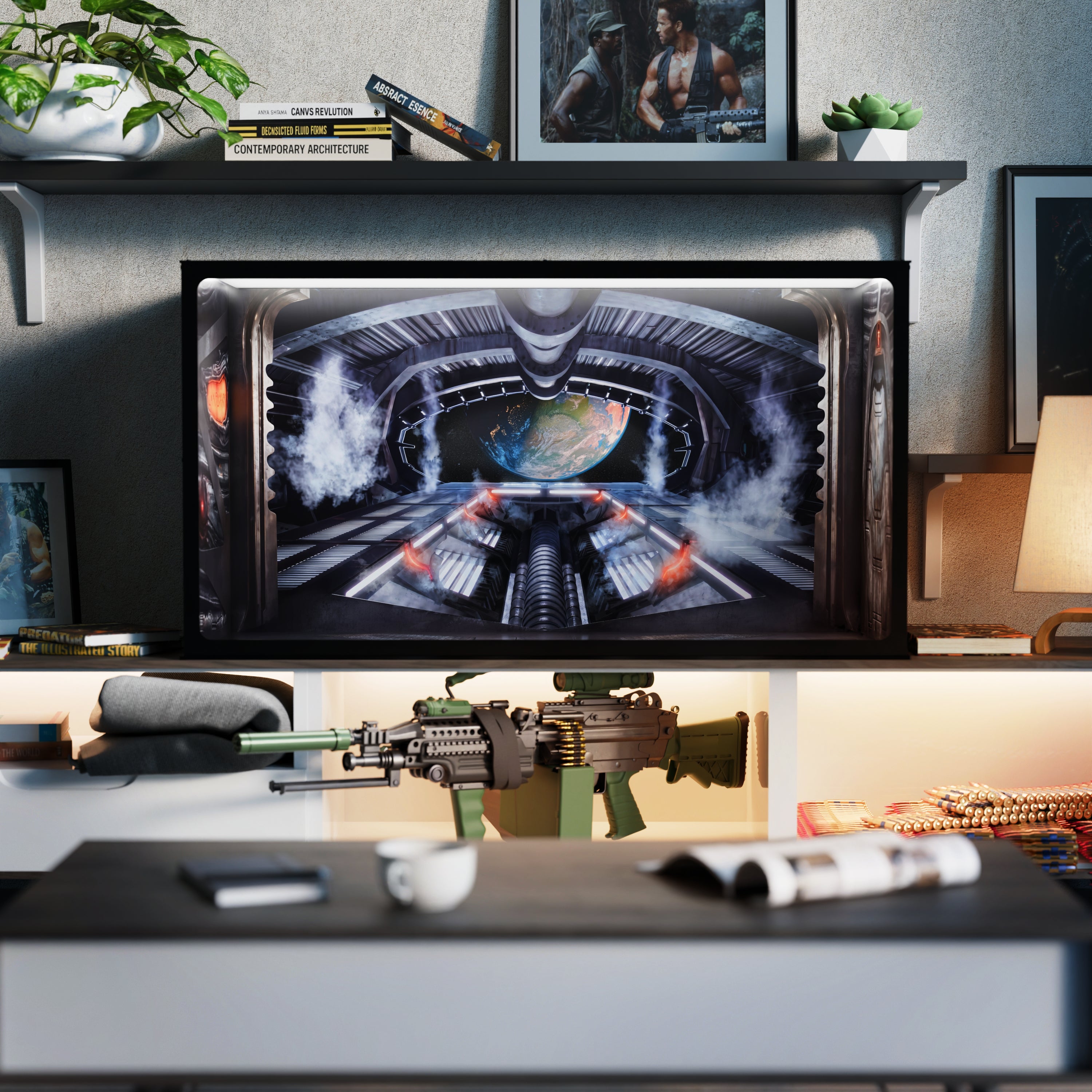 Infinity Display Case - Predator - Spaceship