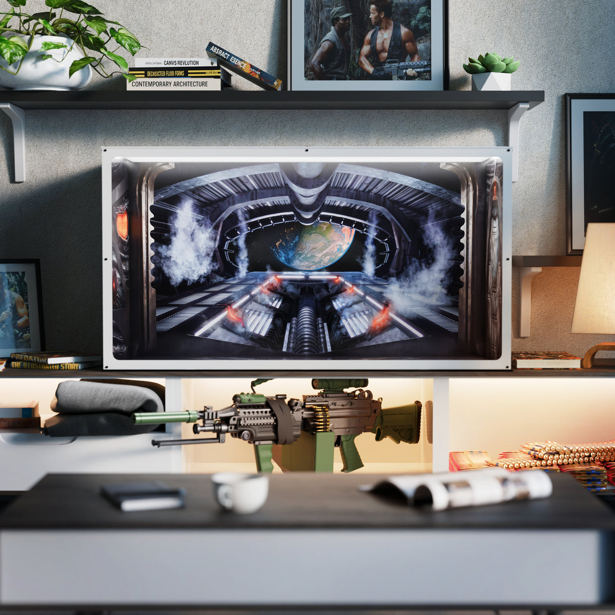 Infinity Display Case - Predator - Spaceship