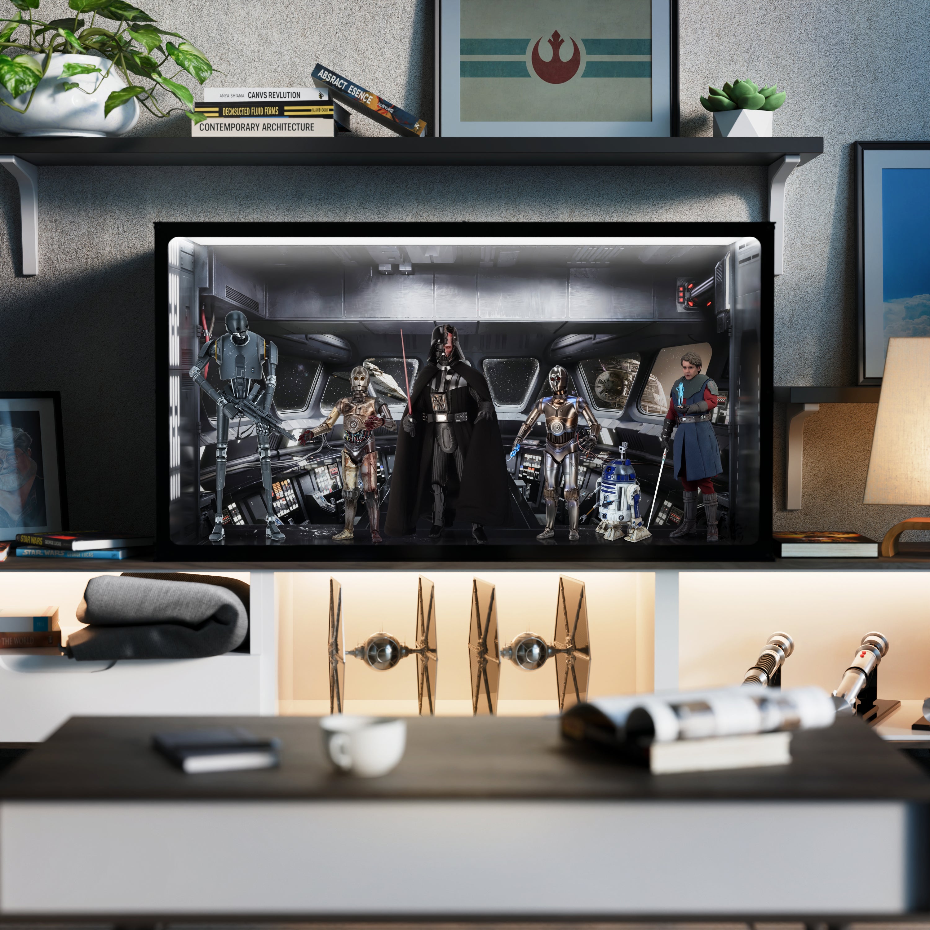 Infinity Display Case - Star Wars - Imperial Star Destroyer Bridge - Inspired Edition
