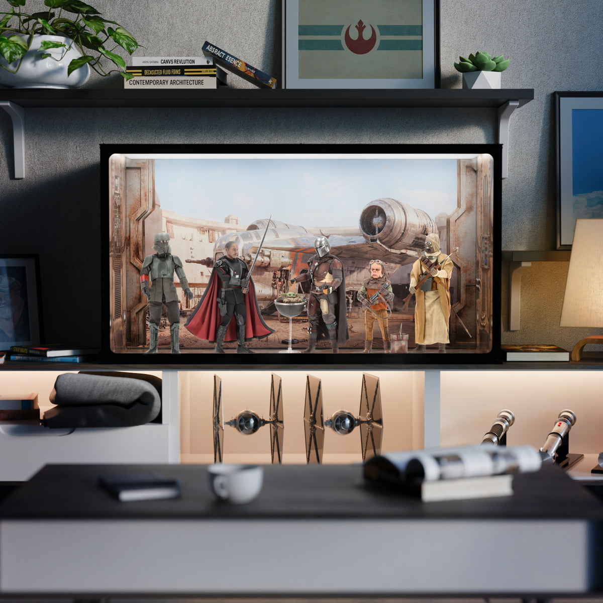 Infinity Display Case - Mandalorian - Razor Crest