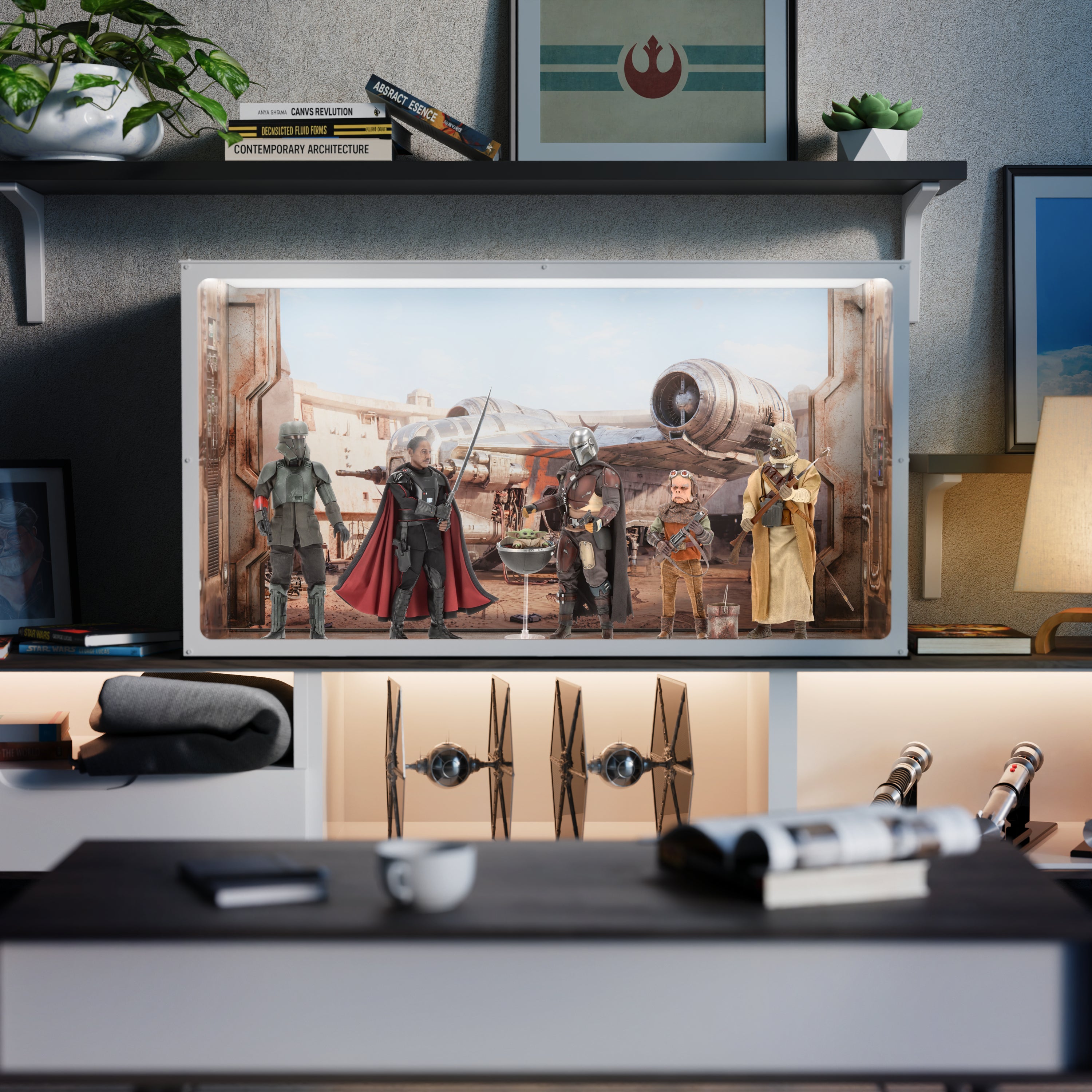 Infinity Display Case - Mandalorian - Razor Crest