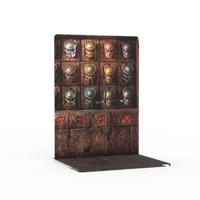 Predator 2.0 printed display stand - Trophy Room, angled view of empty stand