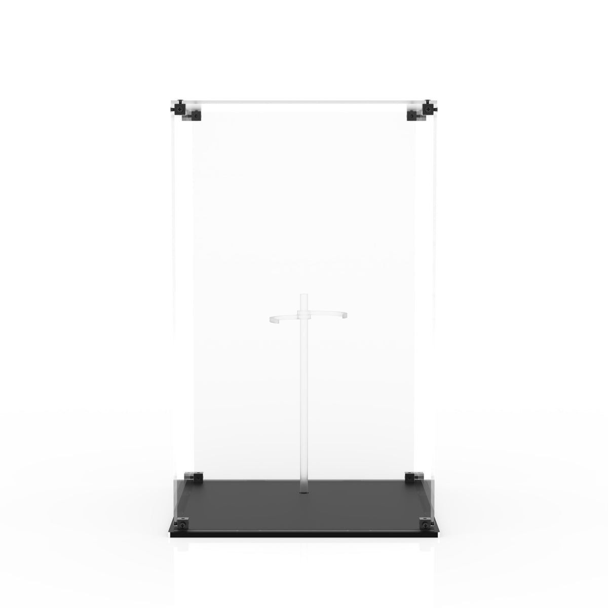 Display case for Hot Toys Predator 2.0 - Clear back and glossy black base, empty case