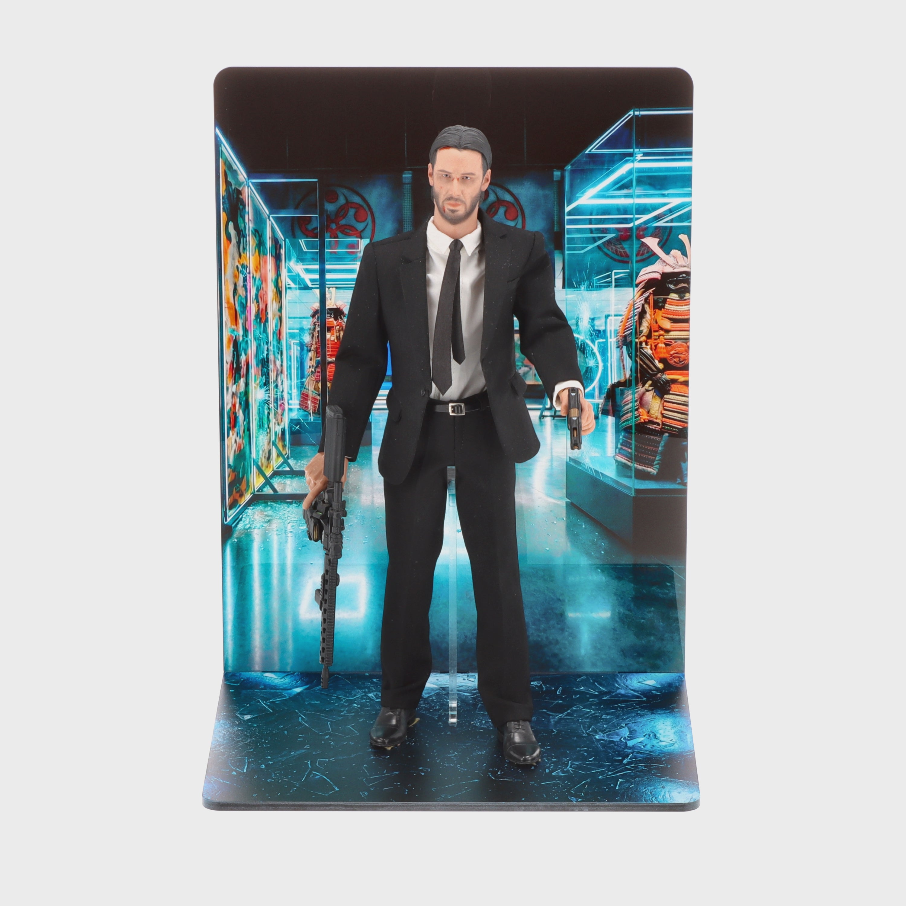 Load video: Display Stand for Hot Toys - John Wick